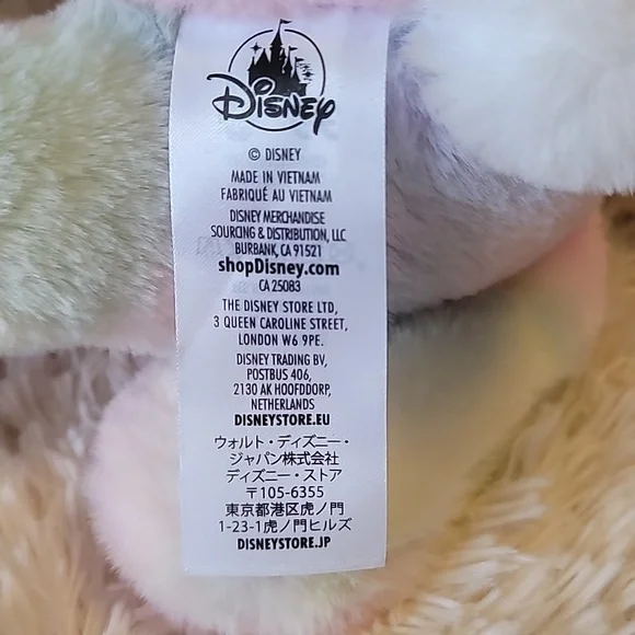 Disney Store Easter 2020 18" Minnie Mouse Plush Bunny Tie Dye w/Tags - Picture 5 of 7